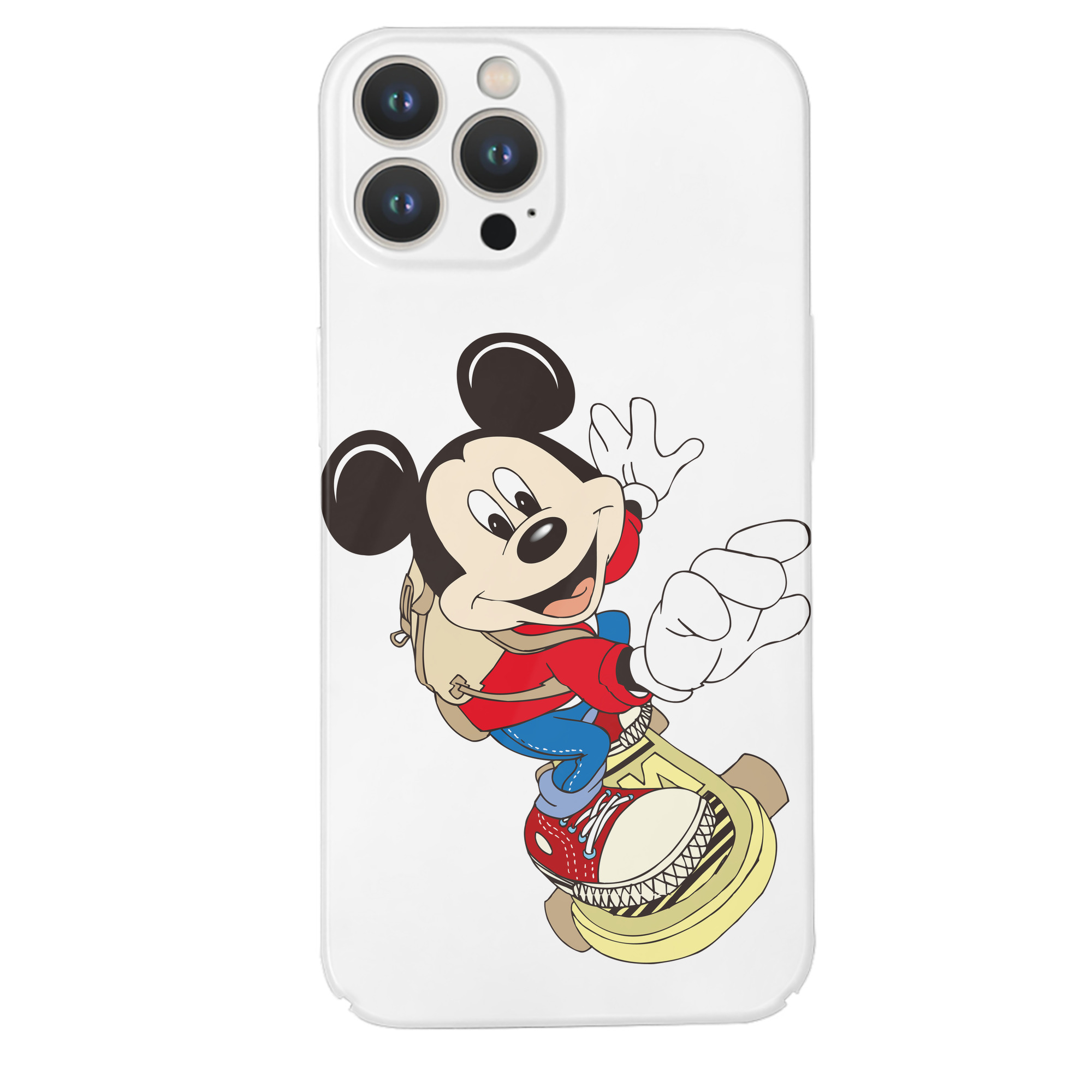 （画像用） ミッキーマウス Mickey Mouse 【iPhone 14シリーズ対応】ハードケース